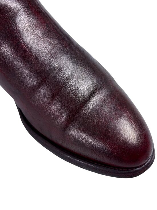 Vintage FRYE Western Cowboy Boots Womens Size 7 D Oxblood Leather main image 8